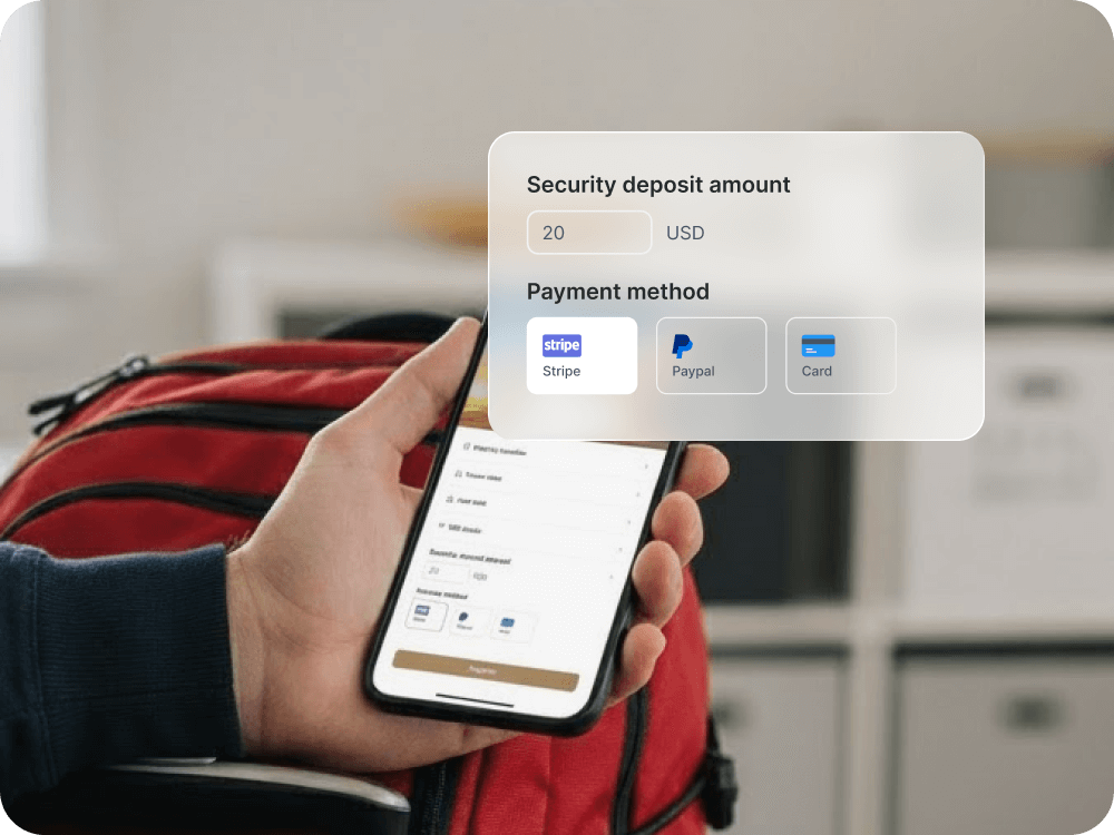Manage security deposits with confidence